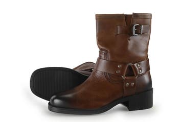 Tommy Jeans Biker boots in maat 39 Bruin, Bruin, Verzenden, Overige typen, Zo goed als nieuw