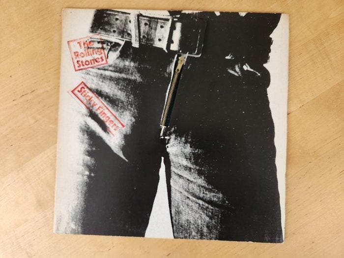 De Rolling Stones - Sticky Fingers, Andy Warhol Art -1st UK, Cd's en Dvd's, Vinyl Singles