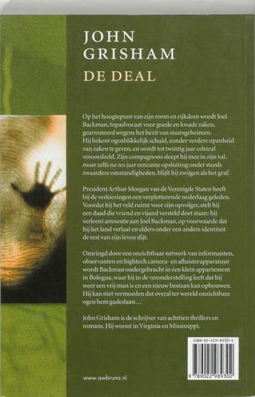 De deal 9789022989302 John Grisham, Verzenden, Gelezen, John Grisham