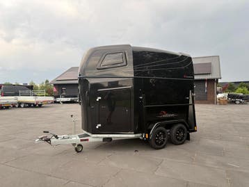 Anssems Excellent 2-paards Vol kunststof+zadelkamer incl BTW, Ophalen, Nieuw, Polyester, 2-paards trailer