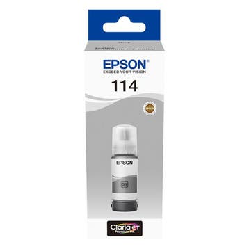 Epson 114 inktfles grijs (origineel), Verzenden, Nieuw, Cartridge, Epson