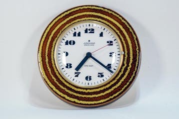 wandklok - Junghans ATO - MAT - Mid-century modern Keramiek,, Antiek en Kunst