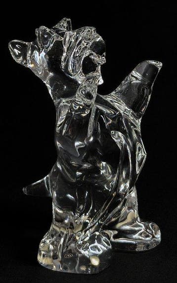 Baccarat - Beeldje - Fox Terrier par Bernard Augst - Kristal, Antiek en Kunst