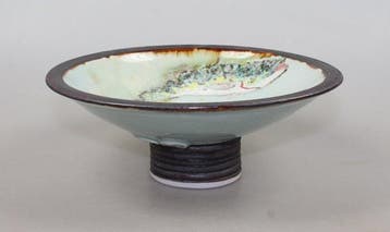 Roger Cockram (1947) - Kom - Porselein