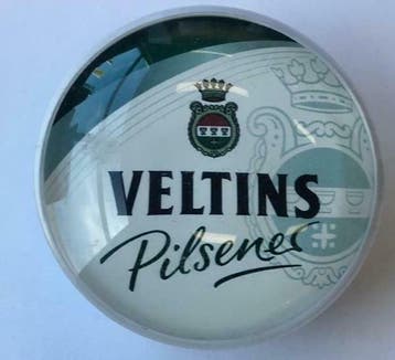 Occasion - Ronde taplens Veltins bol 69 mmø, Verzenden