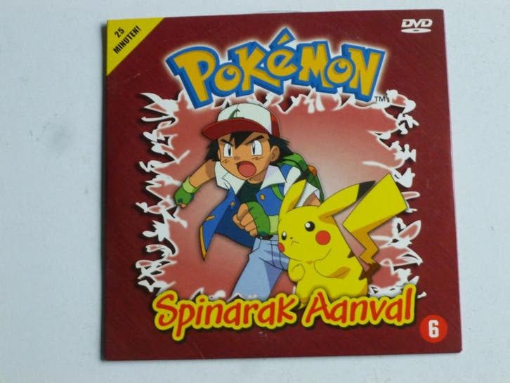 Pokemon - Spinarak Aanval (DVD), Cd's en Dvd's, Dvd's | Kinderen en Jeugd, Zo goed als nieuw, Ophalen of Verzenden