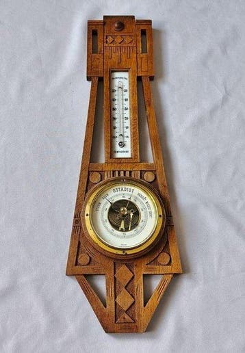 Barometer - Hout - Nieuwe Kunst - 1910