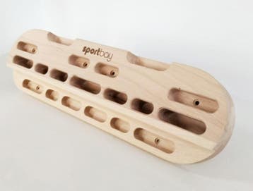 Sportbay Trainingsbord - Klimbord - Klimgrepen - Hangboard, Verzenden, Nieuw, Borst, Oprekstang