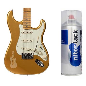 NitorLACK N250802160 Nitrocellulose Lak Aztec Gold – 400 ml, Ophalen of Verzenden, Nieuw