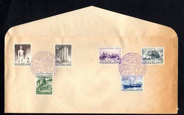 Nederland 1950 - Zomerzegels met speciaal stempel -- Gratis, Gestempeld
