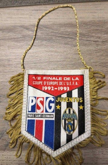 Paris Saint-Germain - Coppa UEFA - 1991 - Vaandel, Nieuw
