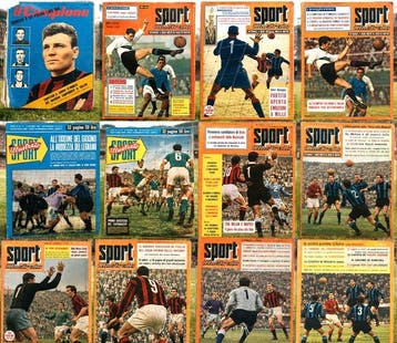 AC Milan - Calcio - Italië – Een lot van 12 originele, Nieuw