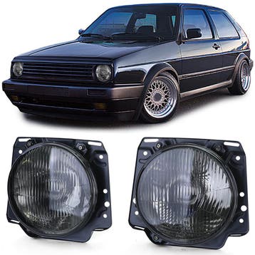 Smoke Koplampen Passend Voor Volkswagen Golf 2 RL463, Nieuw, Volkswagen