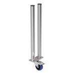 FORTEX STAGE750 dubbele poot met zwenkwiel/rem podiumhoogte, Verzenden, Nieuw