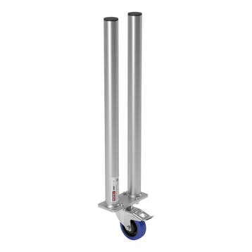 FORTEX STAGE750 dubbele poot met zwenkwiel/rem podiumhoogte, Verzenden, Nieuw