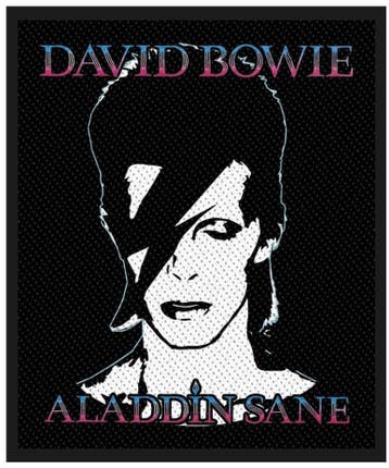 David Bowie - Aladdin Sane - Patch officiële merchandise, Ophalen of Verzenden, Nieuw, Kleding