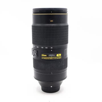 Nikon 80-400mm F4.5-5.6G AF-S ED VR Objectief (Occasion), Ophalen of Verzenden, Zo goed als nieuw, Telelens, Zoom