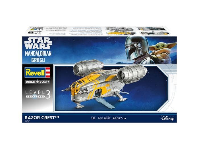 REVELL 06747 STAR WARS THE MANDALORIAN AND GROGU “RAZOR...., Hobby en Vrije tijd, Modelbouw | Vliegtuigen en Helikopters