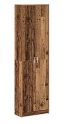 Vintage Houten Kast met Planken – Vrijstaand 55×25×189 cm, Huis en Inrichting, Verzenden, Nieuw