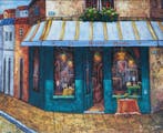 Franse school (XX) - Parisian Café Façade