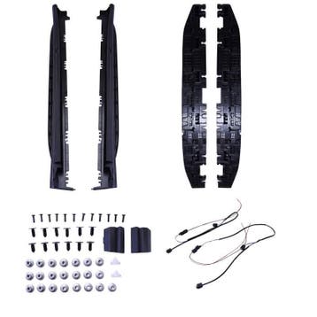Treeplanken met verlichting voor mercedes gle v167 zwart, Nieuw