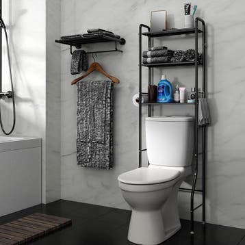 Alora WC Opbergrek Tracy - Stellingkast Metaal - Opbergrek, Nieuw
