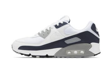 Nike Air Max 90 White Grey Obsidian, Kleding | Heren, Schoenen, Nieuw