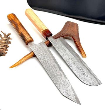 Keukenmes - Japanse koksmes, Kiritsuke-mes, Usuba-mes,, Antiek en Kunst