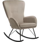 Schommelstoel Swing met stalen glijders en dikke bekleding -, Huis en Inrichting, Stoelen, Verzenden, Nieuw