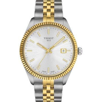 Heren horloge Tissot, Ballade 40mm, gold/silver, Nieuw