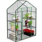 Tuinkas 140x70 | 4 Schappen | Nieuw | Scherpe Prijs, Staal, Folie, Ophalen of Verzenden, Kweekkas