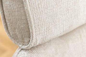 Draaibare Retro Stoel UNIEKE champagne beige chenille, Ophalen of Verzenden, Nieuw