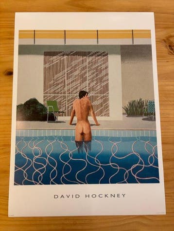 David Hockney (after) - Peter getting out of Nicks pool, Nieuw