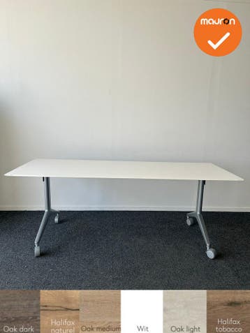 Klaptafel op Wielen - 200x80 - Wit bestaand blad of nieuw bl, Zakelijke goederen, Kantoor en Winkelinrichting | Kantoormeubilair en Inrichting