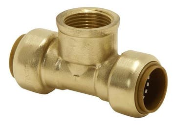 Tectite steekfitting t-stuk met afloop 22 mm x 3/4 is,, Ophalen of Verzenden, Nieuw