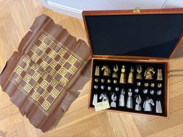 Schaakspel - AJEDREZ ARTESANAL - Messing