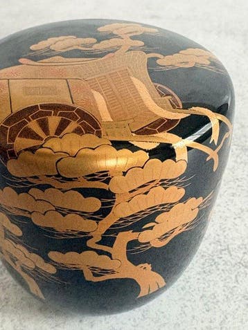 Suzuki Unsai - Natsume - Lak, hout, goudpoeder (Maki-e) -, Antiek en Kunst, Antiek | Overige Antiek