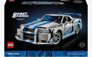 Lego Set - 42210 - Technic - Nissan Skyline GT-R (R34), Nieuw