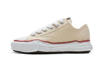 Maison Mihara Yasuhiro Peterson OG Sole Canvas Low Natural, Nieuw