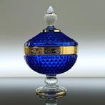 Secoloventesimo - Koekjesdoos - 24 kt goud - Blauwe
