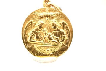 Hanger - 19.2 kt. Geel goud - Christuskind
