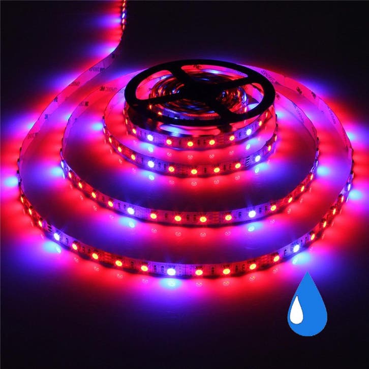 Grow light led strip - Rood/Blauw - IP65 - 4:1 - 5 meter, Auto-onderdelen, Verlichting, Ophalen of Verzenden