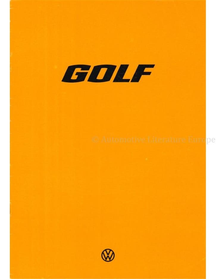 1976 VOLKSWAGEN GOLF BROCHURE ENGELS, Boeken, Auto's | Folders en Tijdschriften, Volkswagen