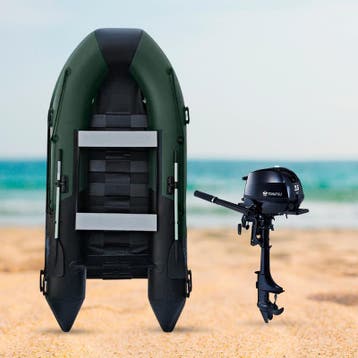 Rubberboot - 280 cm - Tohatsu 3.5 pk, Watersport en Boten, Rubberboten, Ophalen of Verzenden, Nieuw, Buitenboordmotor, Overige materialen