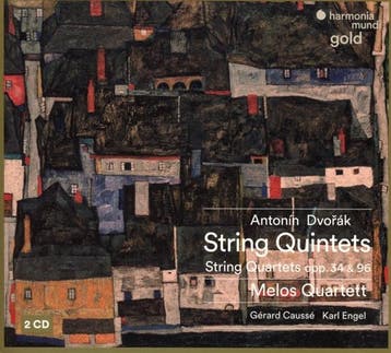cd - melos quartett &amp; k. engel &amp; g. caus - DVORAK..., Verzenden, Zo goed als nieuw