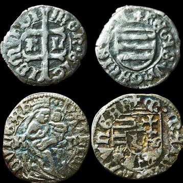 . Middeleeuws Europa Sigismund & Matthias Corvinus Silver