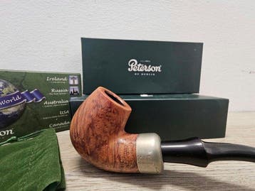 Peterson - Sherlock Holmes - Pijp - Bruyere, Verzilverd, Nieuw