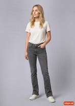 Nudie Jeans Jeans Dames maat W25 / L31 Grijs Vintage, Ophalen of Verzenden, Nieuw