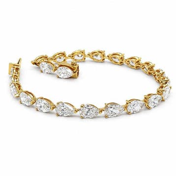 Armband - 14 karaat Geel goud - 11.90ct. tw. Diamant, Nieuw