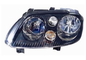 VW Touran 2003-2006 2xH7 Zwart Koplamp Links (Koplampen), Verzenden, Nieuw